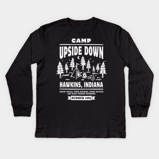 Camp Upside Down Kids Long Sleeve T-Shirt